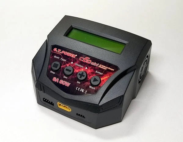 GT POWER C6D Mini 60W 6A AC Balance Charger / Discharger (EU) BC068 Battery