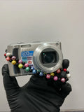 PANASONIC LUMIX DMC-TZ11 8.1 Megapixel Digital Camera Silver Working NO BATTERY