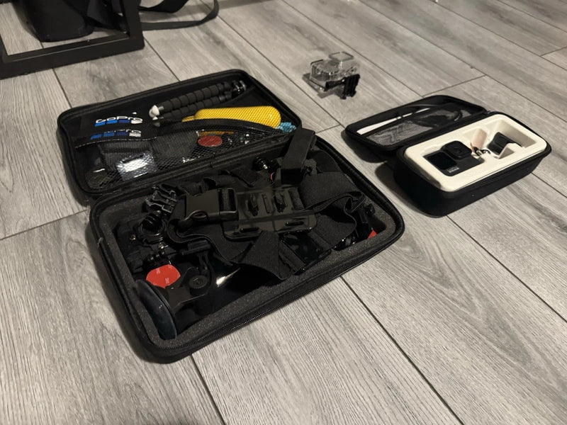 GoPro HERO9 Black Action Camera with Huge Accessories Bundle + Waterproof case