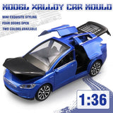 1:36 Tesla Alloy Car Model - Diecast Pull Back Toy for Kids & Boys