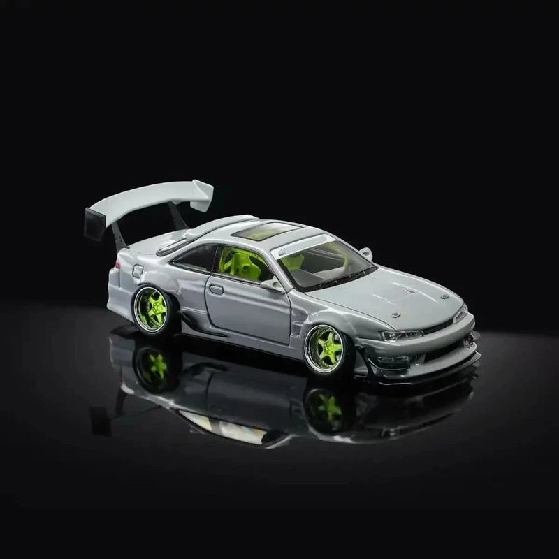 1/64 Silvia S14 GT-SPEC V1 SEIJI OOKAWARA Diecast Car Model Collectible MORTAL