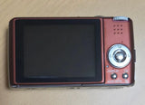 Panasonic LUMIX DMC-FX07 7.2MP Red Compact Digital Camera Tested Excellent Japan