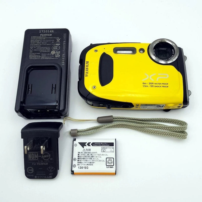 Fujifilm FinePix XP60 16MP Waterproof Camera 5x Zoom Shockproof Yellow Japan