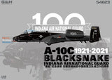 1:48 A-10C Thunderbolt II model kit packaging with black Blacksnake Indiana Air Guard