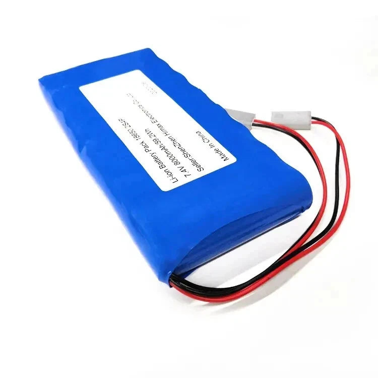 7.4V 8000mAh Li-ion Replacement Battery for Heated Lunch Box Type A Connector Battery