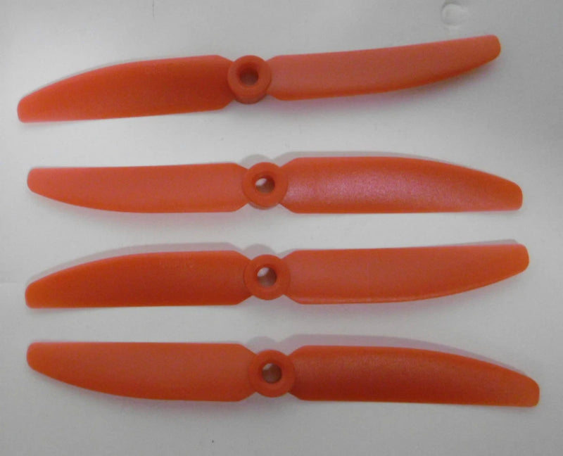 4pcs DYS 5030 BLADE PROPELLER PRO ORANGE CW/CCW PLASTIC 2 pair In:5 Pitch 30 NEW