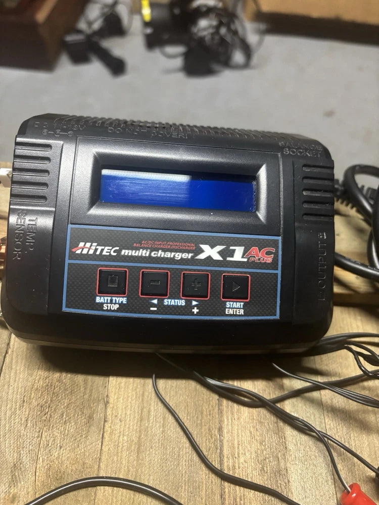 Hitec RCD Inc. 44165 X1 AC Single Port AC/DC Charger HRC44165 Battery
