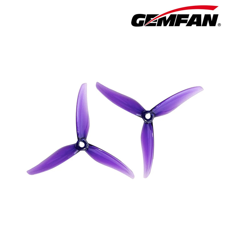 2Pairs Gemfan For FPV RC Drone  Fury-5131.0 Propeller 5inch 3-Blade CW CCW Props