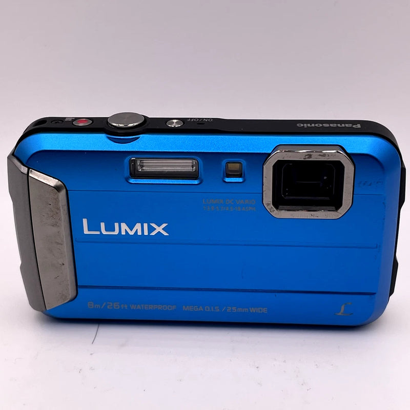 Panasonic Lumix DMC-TS30 16.1MP Digital Camera ¨C Blue ¨C No Power On ¨C For Parts