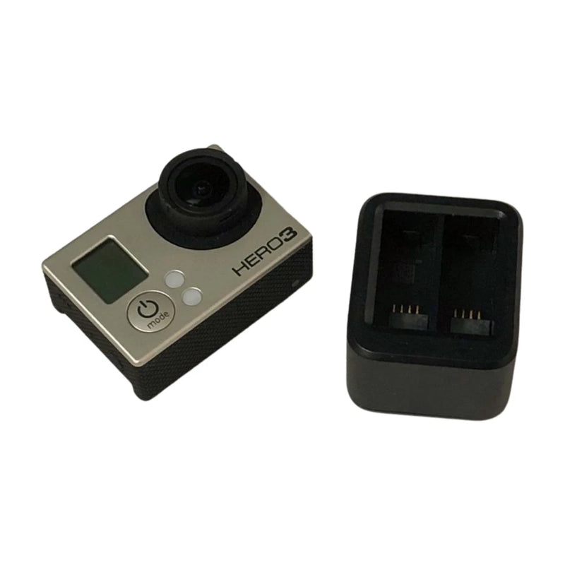 GoPro HERO3 action camera with charging dock, battery not included