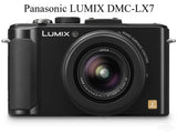 Good Condition Panasonic LUMIX DMC-LX7 Digital Camera W/SD Card Charger Tested