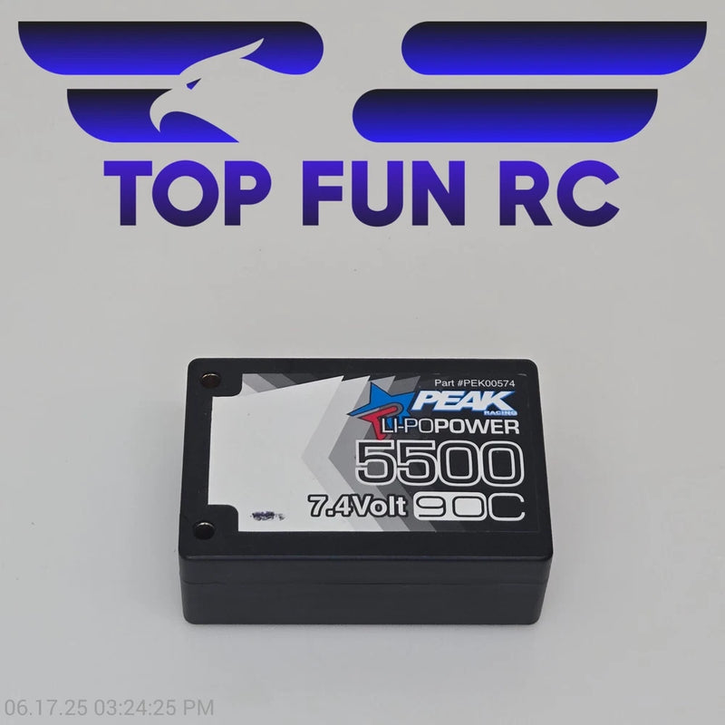 Peak Racing PEK00574 5500MAH 7.4V 90C Lipo Battery
