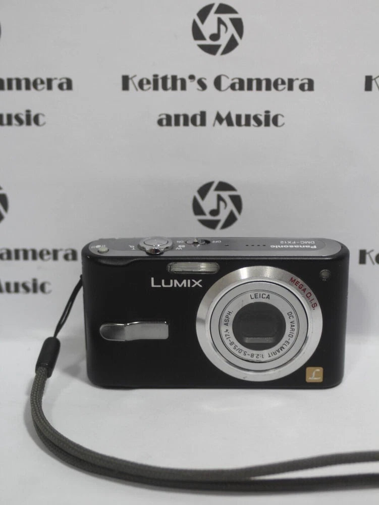 For parts or repair Panasonic Lumix DMC-FX12 Digital Camera Powers up Free Ship