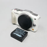 Panasonic LUMIX DMC-GF5 12.1MP Digital Camera White - JAPANESE MENU