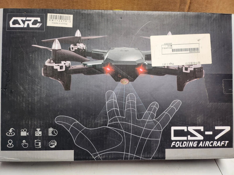 CS-7 2.4Ghz G-Sensor Foldable Mini RC Quadcopter Drone HD Camera Wifi...