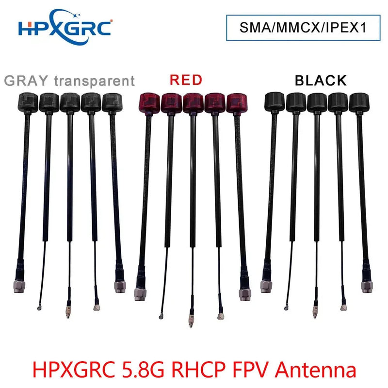 HPXGRC 5.8G FPV Antenna Long Version - RHCP for 5.2-6GHz RC Quadcopter Drone