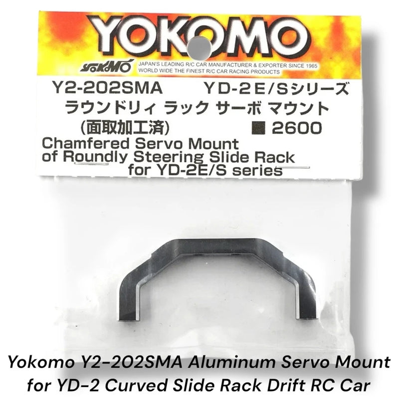 Yokomo Y2-202SMA Aluminum Servo Mount for YD-2 Curved Slide Rack Drift RC Car