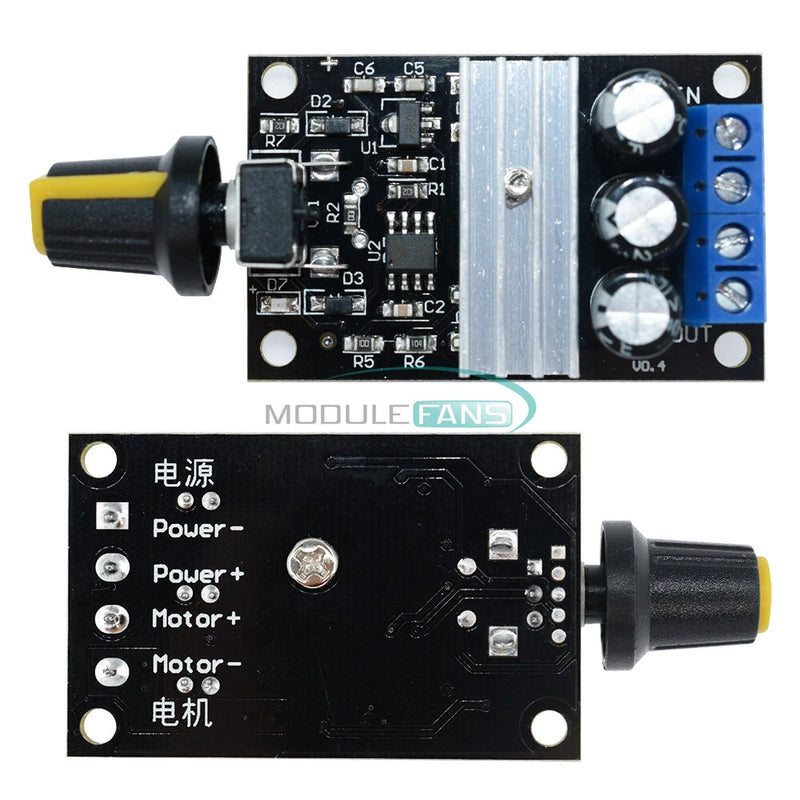 1/2/5PCS 3A 6V 12V 24V 28V DC PWM Motor Speed Control Switch Controller