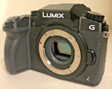 FOR PARTS Panasonic Lumix DMC-G7 Digital Camera No Power, Battery Door Bad READ