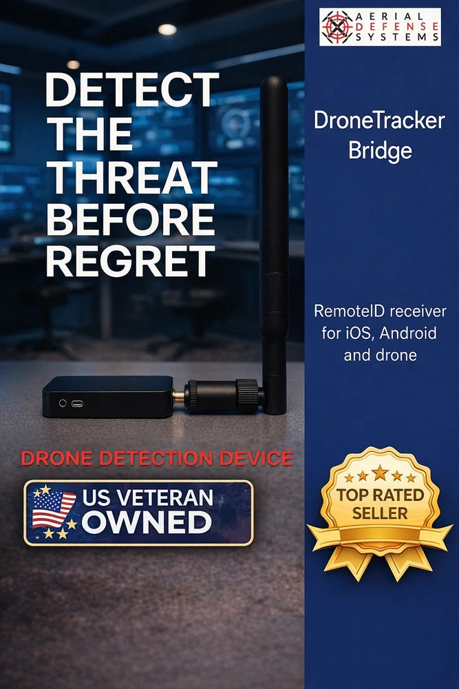 Drone Detection & Tracker Device ?C Handheld Remote ID Receiver for iOS & Android
