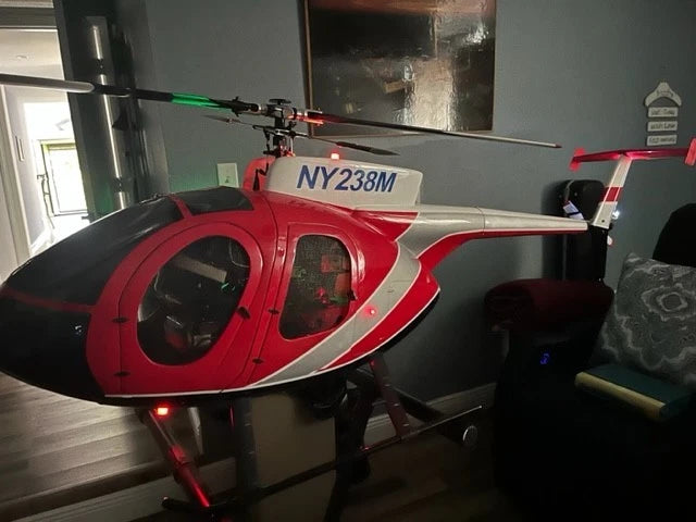 600 ESP ARF Modified in to MD-700 Scale Helicopter Fuselage