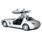 Brand New 5" Kinsmart Mercedes Benz SLS AMG Diecast Model Toy Car 1:36 SILVER