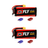 Venom Fly 50C 6S 3600mAh 22.2V LiPo Battery with UNI 2.0 Plug x2 Packs