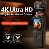 4K MINI WIFI Action Vlog Gimbal Camera Sport Face Tracking Pocket Camcorder M105