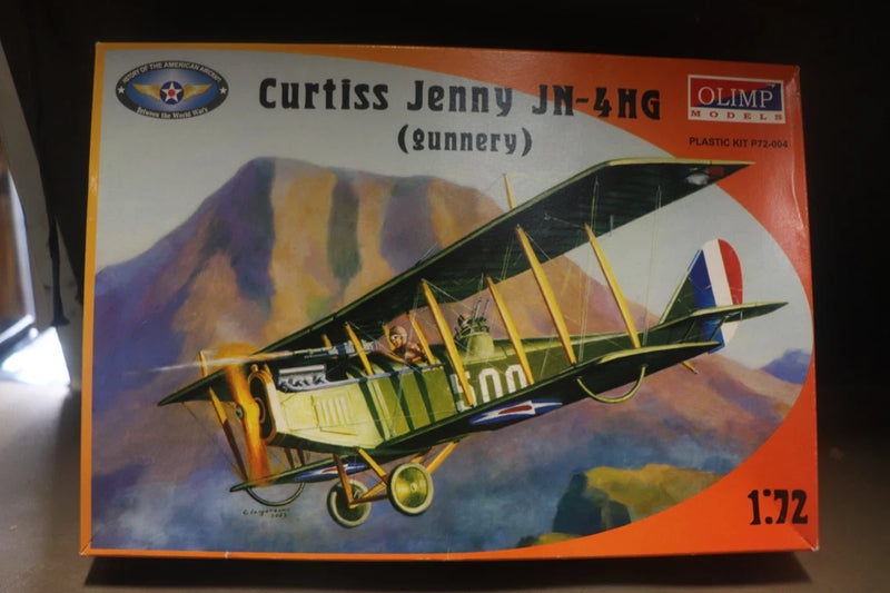 Curtiss JN-4 HG "Jenny" Famous WW I American Trainer Gunnery Version 1/72