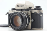 [Exc+5] Nikon F3/T HP Titanium Silver 35mm SLR w/ 50mm f/1.4 Ai-s  From JAPAN