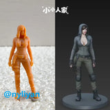 1/43 1/64 1/87 Combat Jacket Girl Scene Props Figure Model For Cars Vehicles