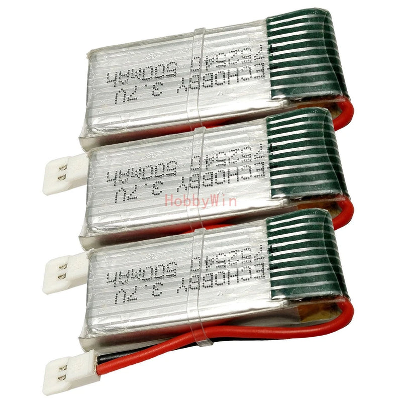 3.7V 500mAh 20C LiPo Battery MX2.0-2P Nor Male Plug for Mini RC Airplane Copter Battery