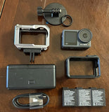 DJI Osmo Action 3 Standard Combo Action Camera kit w/3 batteries, charger, more