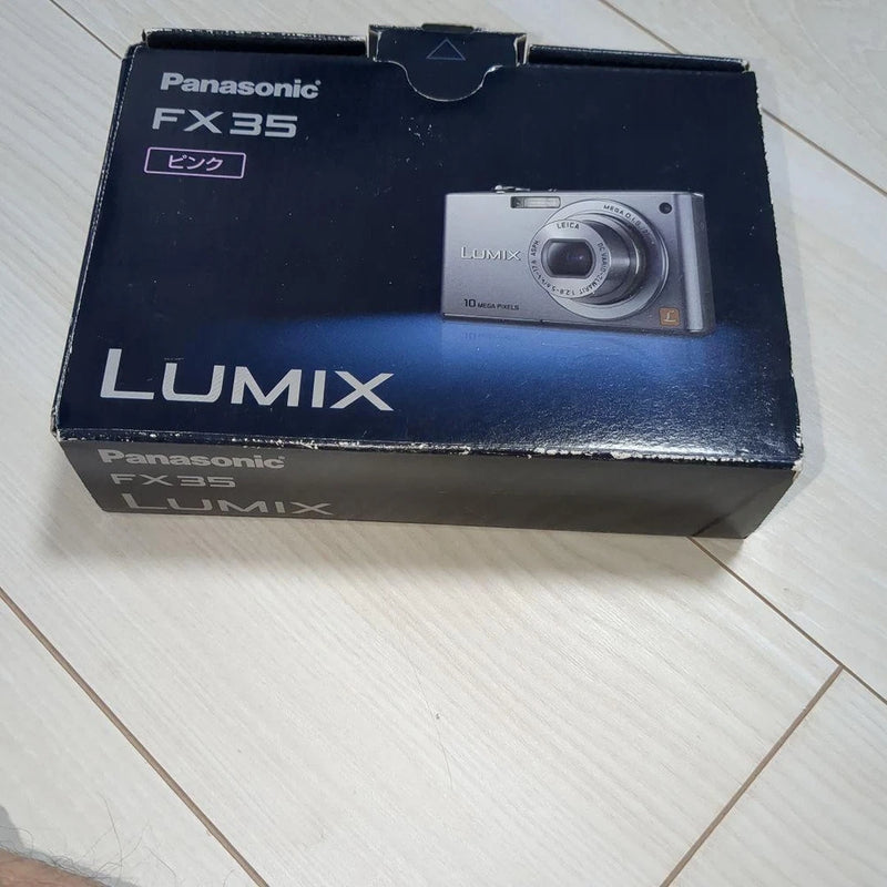 Panasonic DMC-FX35 Pink Compact Digital Camera with Charger and Accessories