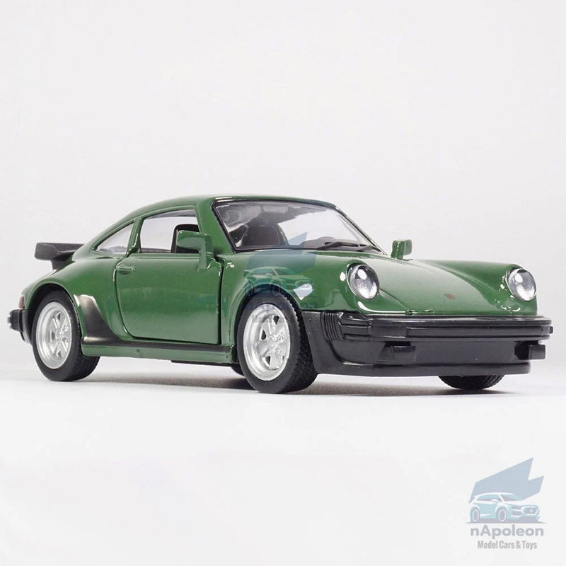 1/36 Porsche 911 Turbo 1978 Model Car Diecast Toy Vehicle Gift Collection Green