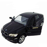 5336B BY Kinsmart. BMW X6 1:38 Scale Diecast Model car.  BLACK COLOR