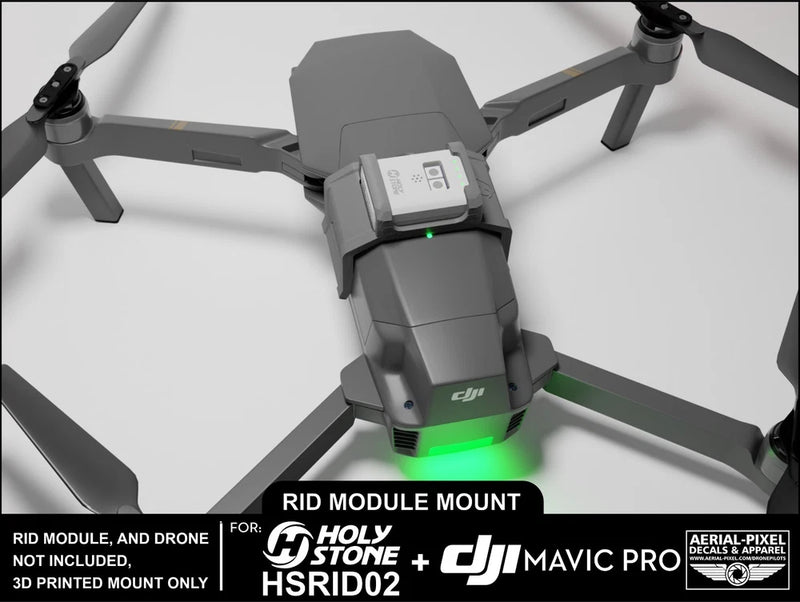 DJI Mavic Pro Holy Stone HSRID02 & Holyton Remote ID Mount (Module Not Included)