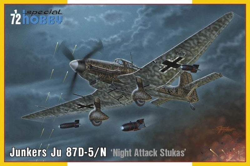 Junkers Ju 87D-5/N/D-8 Night Attack Stukas	SH72458  Special Hobby 1:72
