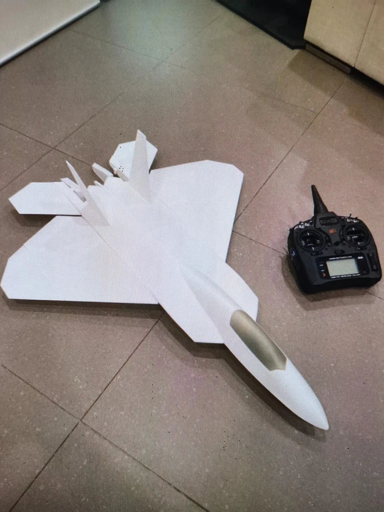 3DPrinted Fixed-Wing F-22 model£¬Wingspan: 700mm FPV RC Unpainted Model