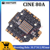 T-MOTOR CINE 80A BLH_32 4-8S 4IN1 ESC for 7-8inch X8 Cinematic Build Drone