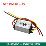 12V/24V??11-40VDC?? to 9V 3A 27W power converter buck module