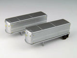 CMW 1/160 N SCALE AEROVAN SINGLE TANDEM WHEEL TRAILER SET MODEL | BN | 51167