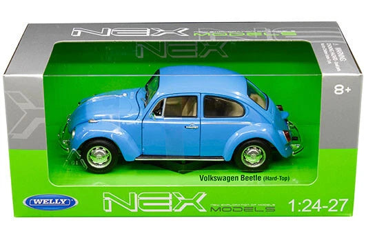 Welly 1/24 VW Volkswagen 1967 BEETLE Hard Top Diecast Model -BLUE-