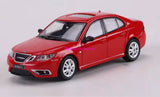 GCD 1:64 Red SAAB 9-3 Aero Sedan Sports Model Diecast Metal Car