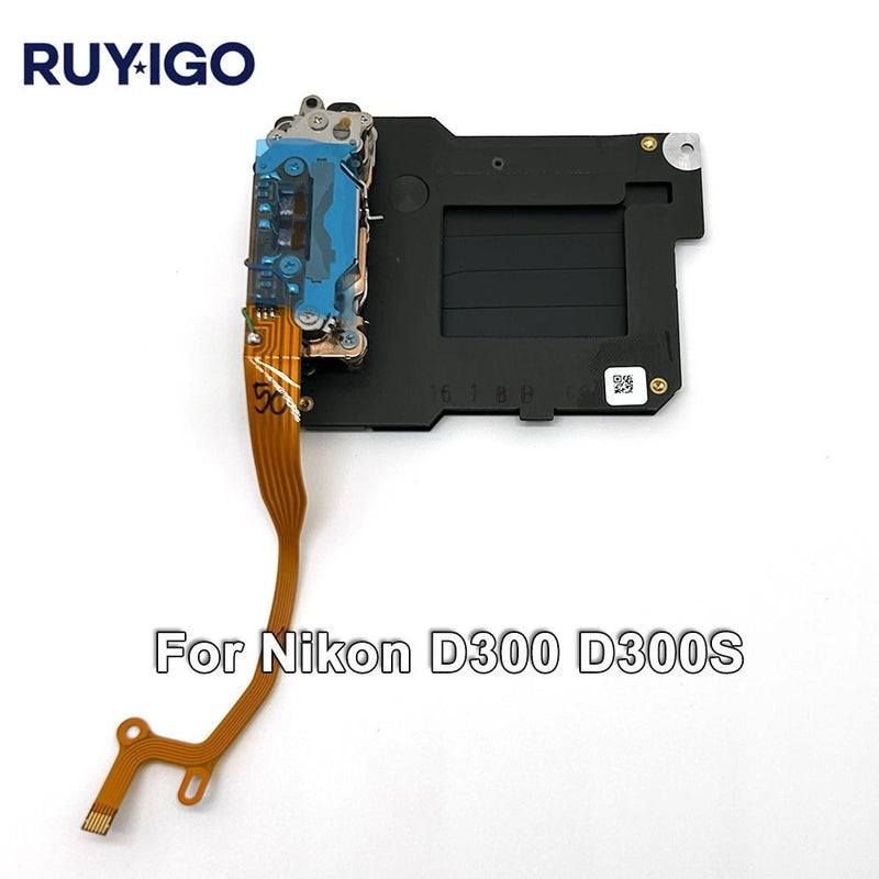 Nikon D300/D300S shutter unit with ribbon cable and curtain blade assembly