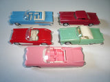 AMERICAN LIMOUSINES 1950's CLASSIC MODEL CARS SET 1:87 H0 - KINDER SURPRISE