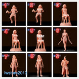 1/64 1/43 Girl Man Miniatures Figures Model Scene Props For Cars Toys LG0047