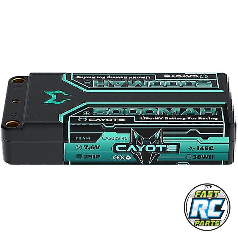 Cayote 2s 145c Lcg Shorty Lihv Battery (7.6v/5000mah) CYE502S145 Battery