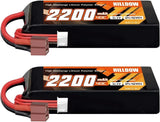 2200mAh RC Battery 3S 40C 11.1V Lipo Battery Soft Case with T Plug Connector