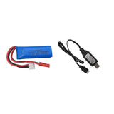 1¡Á 7.4v 600mah Lipo Battery with USB for WLtoys K969 K979 K989 K999 P929 P939 RC